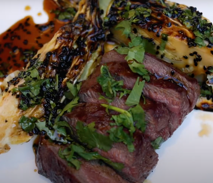 Asian BBQ Venison and Cabbage Recipe Video