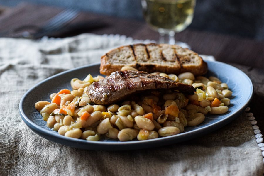 Herby Pheasant with White Beans Recipe