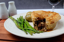 Load image into Gallery viewer, Venison, cranberry, beef and red wine pie
