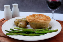 Load image into Gallery viewer, Venison, cranberry, beef and red wine pie
